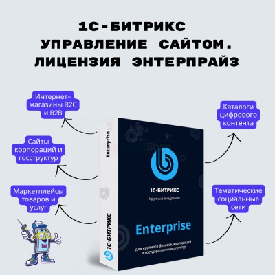 1С-Битрикс: Управление сайтом. Лицензия Энтерпрайз - купить в Среднехозятово